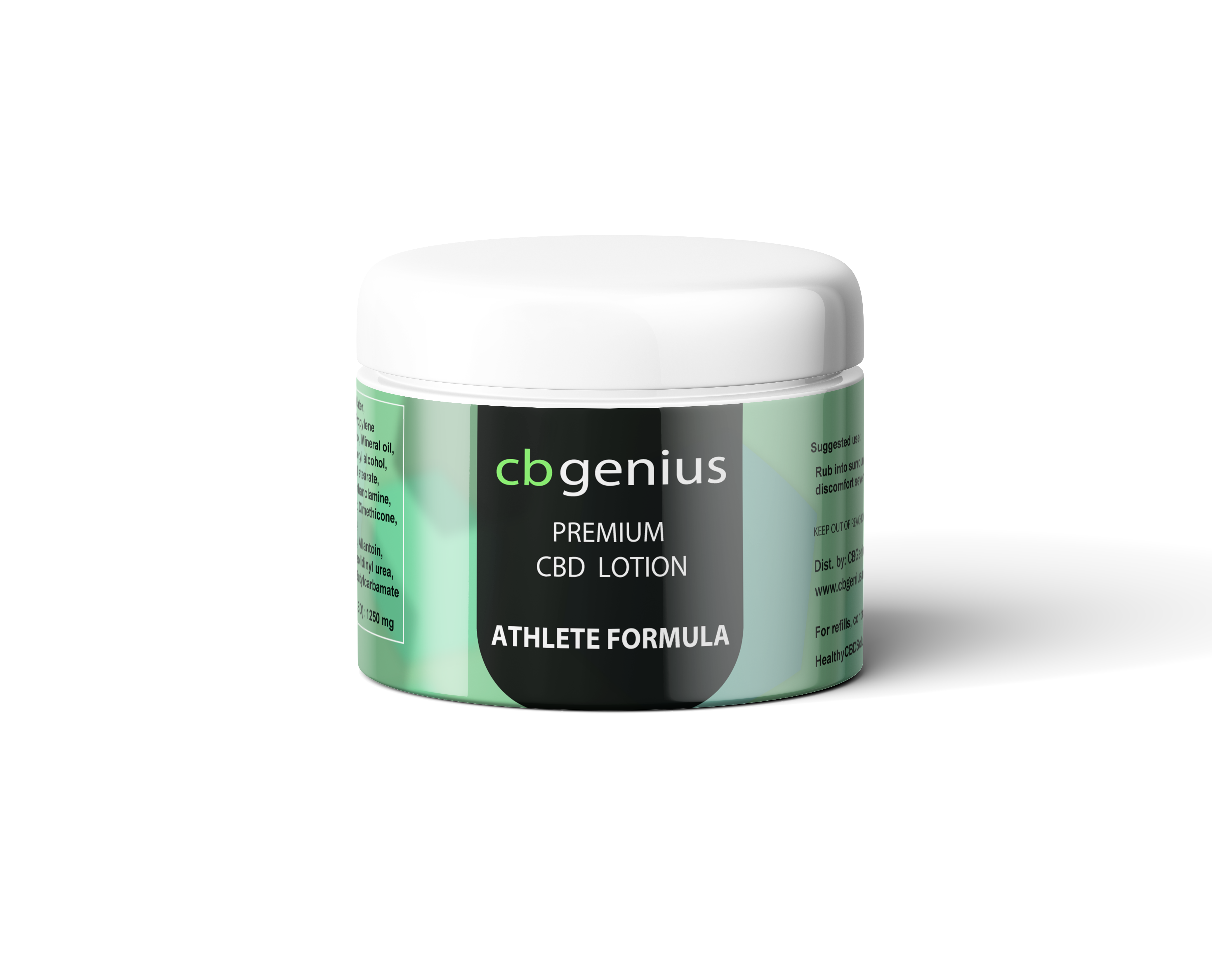 CBGenius Athletic Formulation CBD Lotion