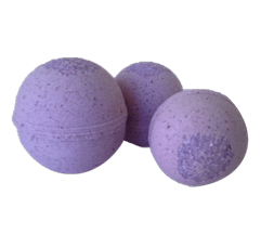 Three CBGenius CBD Bath Bombs with Lavender Essential Oil