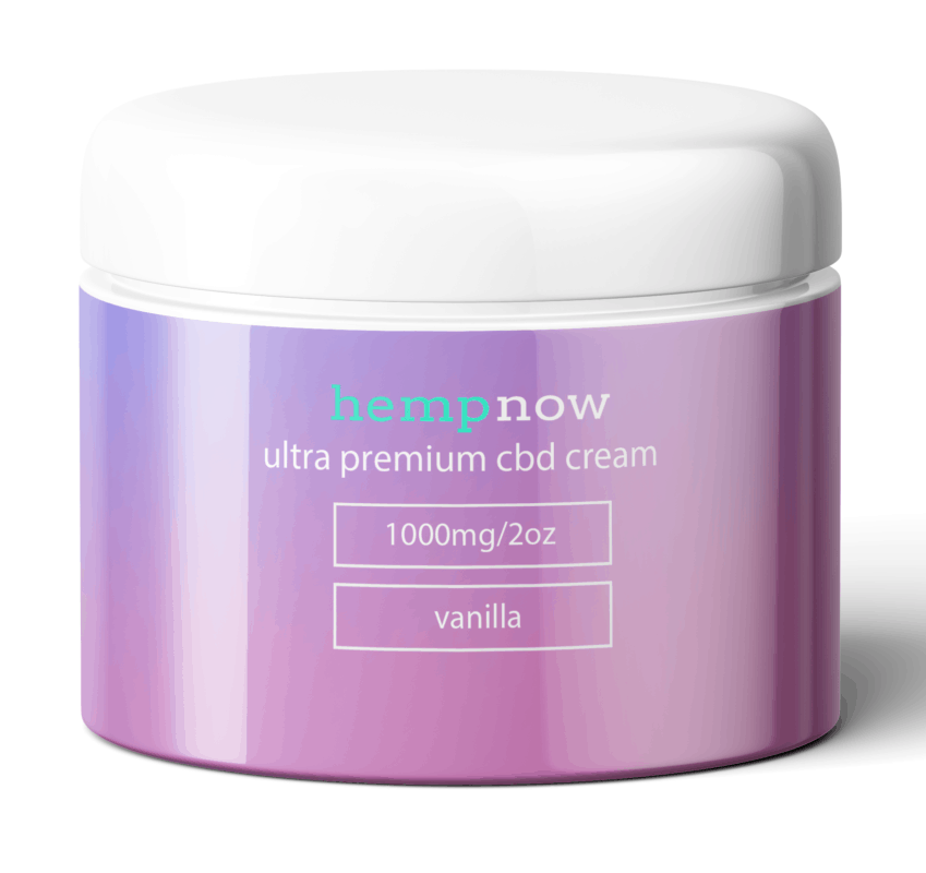 1000mg Topical CBD Cream Vanilla Scent